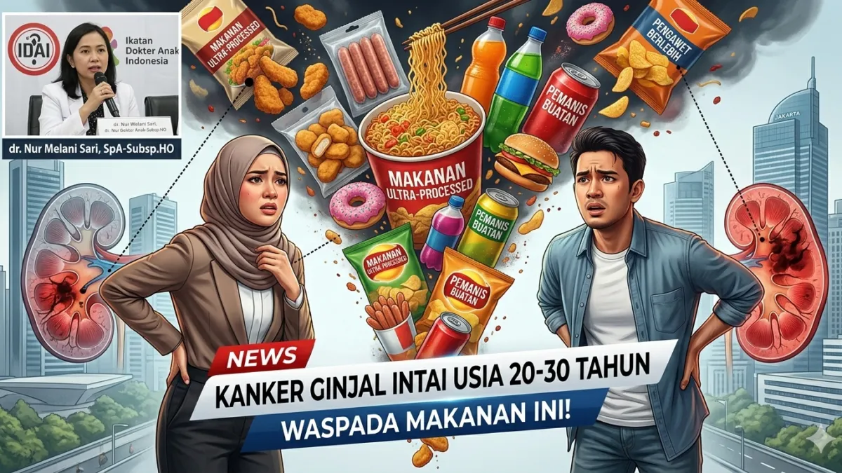 Kanker Ginjal Intai Usia 20-30 Tahun, Waspadai Makanan Ini