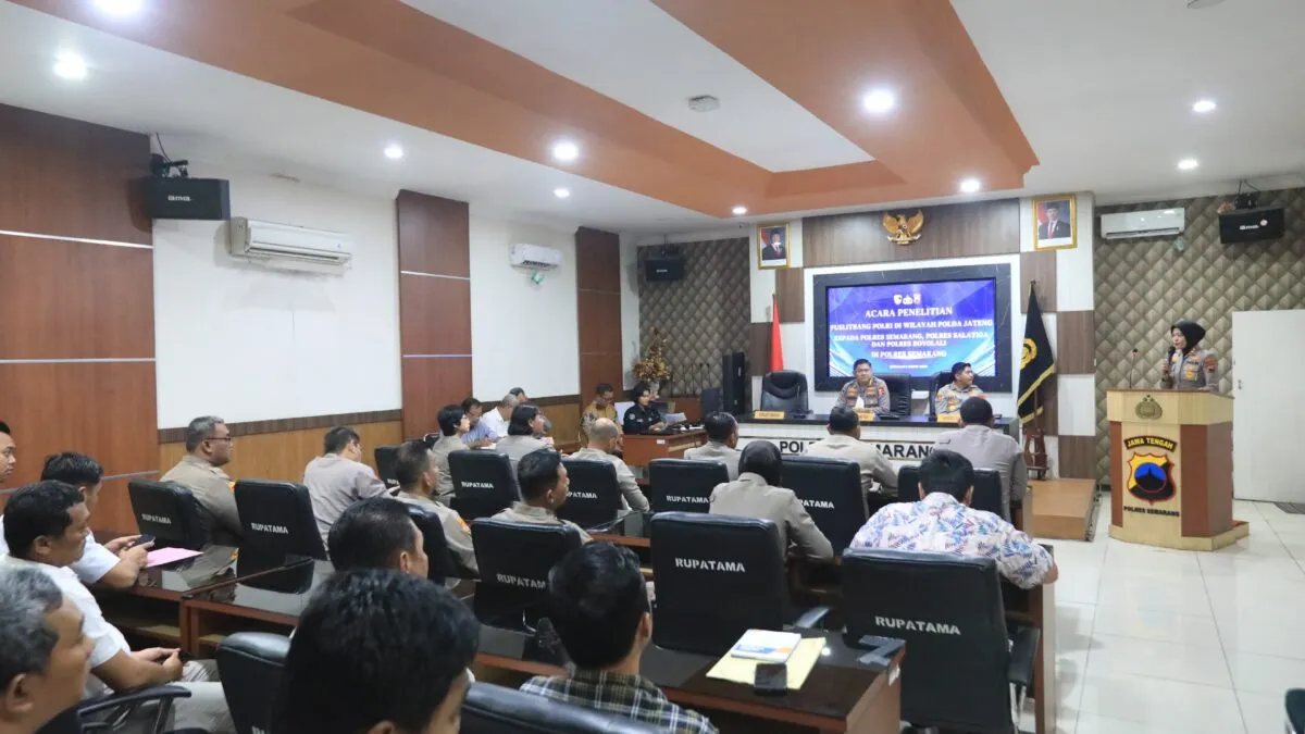Puslitbang Polri Evaluasi Penanganan Tipidkor dan Program MBG di Polres Semarang, Libatkan Tiga Polres