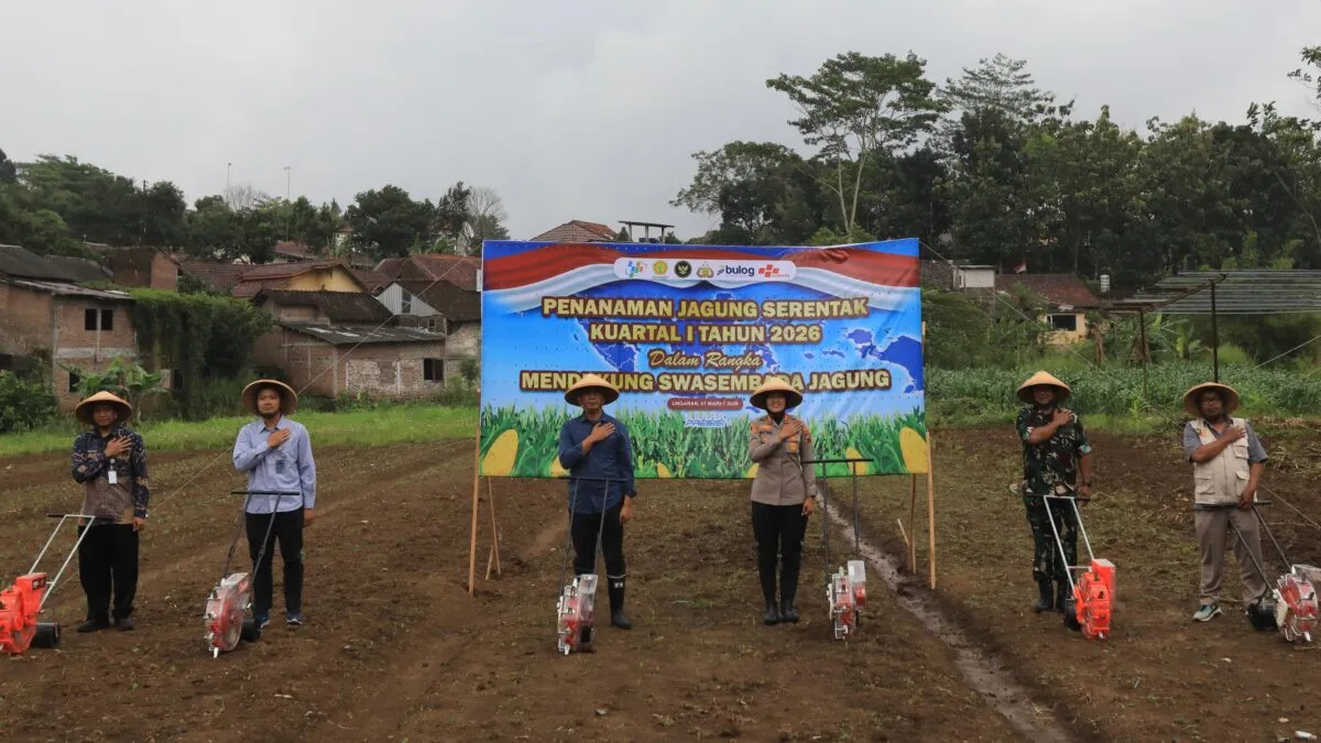 Dukung Ketahanan Pangan, Polres Semarang Garap Lahan Tidur Seluas 30 Hektare
