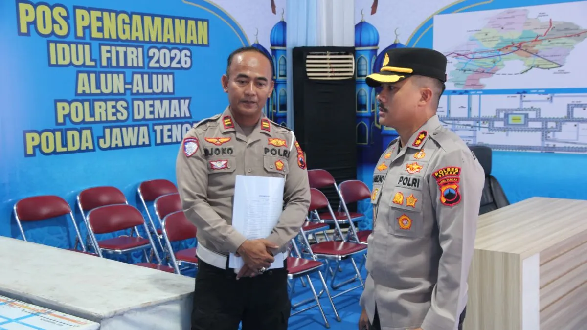 Kapolres Demak Cek Kesiapan Pospam Operasi Ketupat Candi 2026
