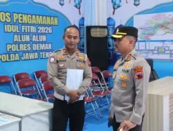 Kapolres Demak Cek Kesiapan Pospam Operasi Ketupat Candi 2026