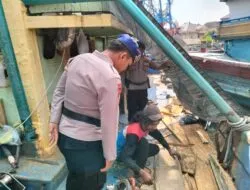 Antisipasi Kebakaran Kapal, Polairud Pati Gencarkan SIPOLA CEKAL