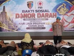 HUT Propam Polri Ke-24, Polres Demak Gelar Aksi Donor Darah